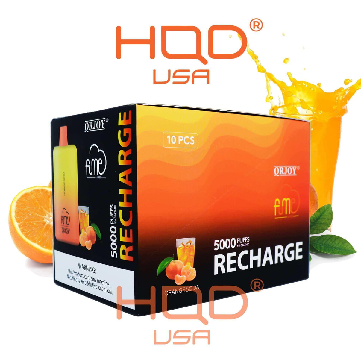 Fume | Recharge (10 Pack) | Disposable Vapes | HQD Tech USA