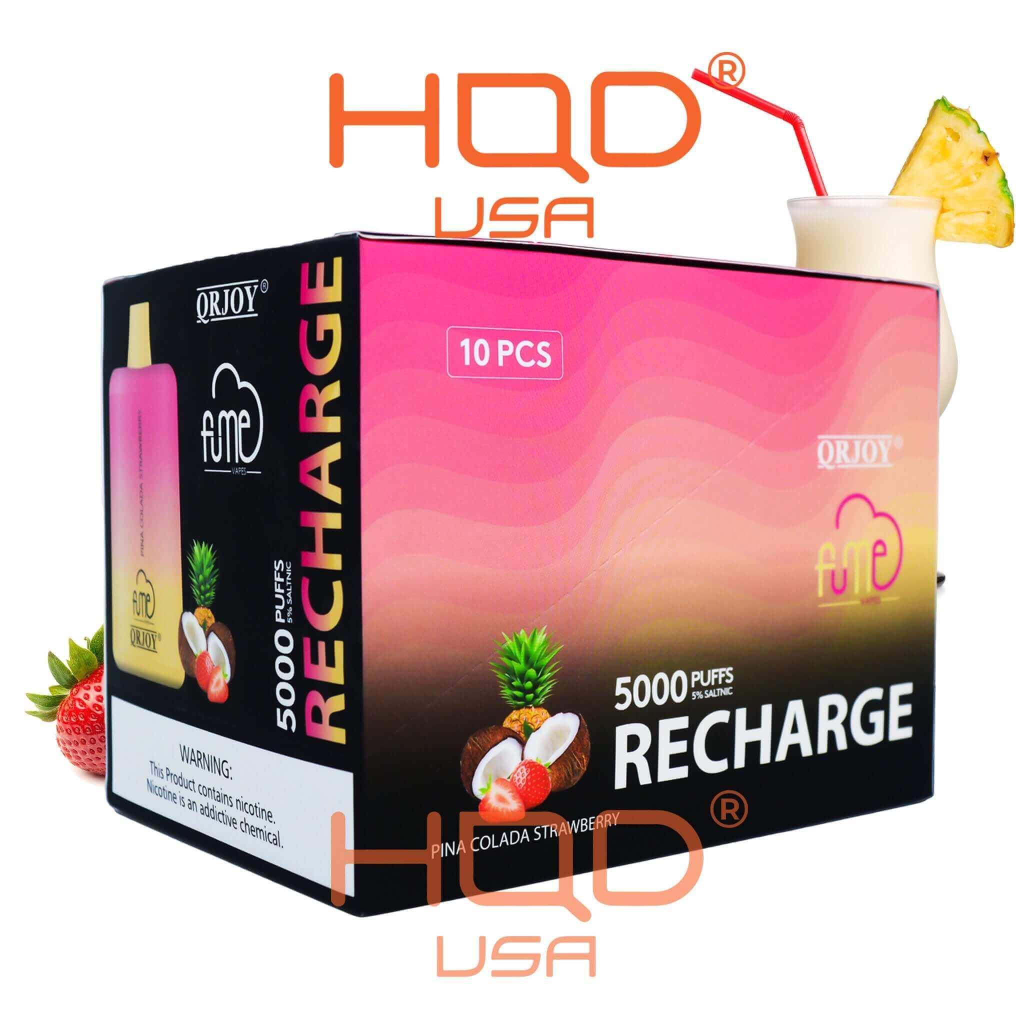 Fume | Recharge (10 Pack) | Disposable Vapes | HQD Tech USA