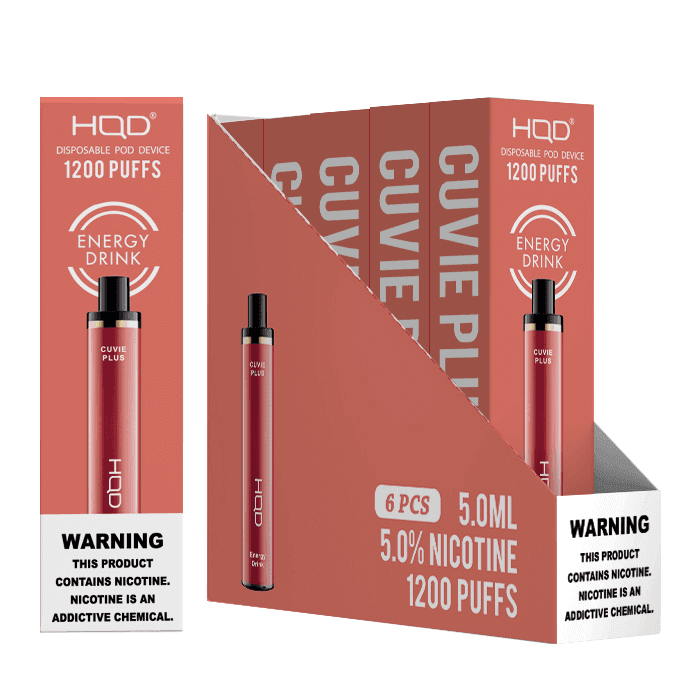 HQD Cuvie Plus (6 pack) | Disposable Vapes | HQD Tech USA