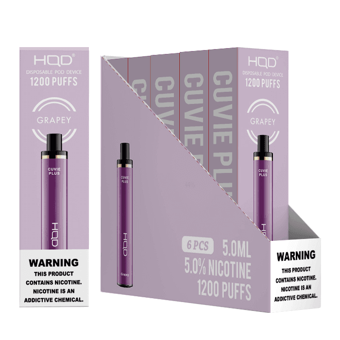 HQD Cuvie Plus (6 pack) | Disposable Vapes | HQD Tech USA