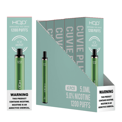 HQD Cuvie Plus (6 pack) | Disposable Vapes | HQD Tech USA