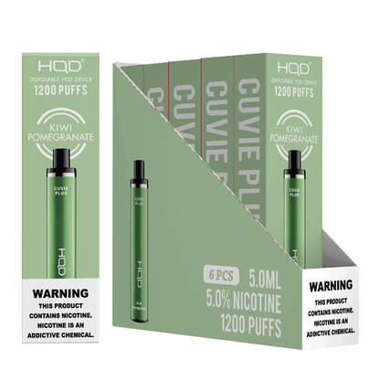 HQD Cuvie Plus (6 pack) | Disposable Vapes | HQD Tech USA