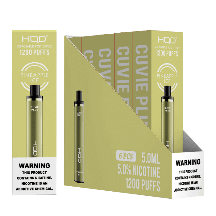 HQD Cuvie Plus (6 pack) | Disposable Vapes | HQD Tech USA