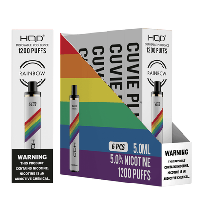 HQD Cuvie Plus (6 pack) | Disposable Vapes | HQD Tech USA