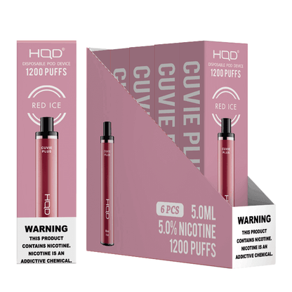 HQD Cuvie Plus (6 pack) | Disposable Vapes | HQD Tech USA