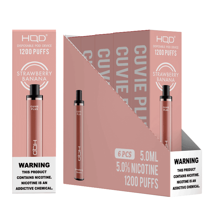 HQD Cuvie Plus (6 pack) | Disposable Vapes | HQD Tech USA