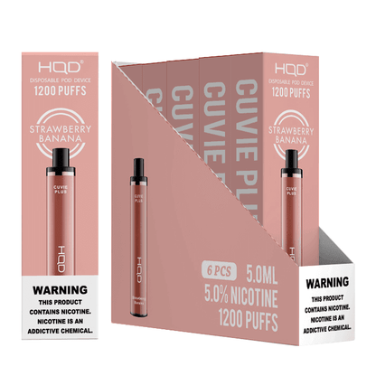 HQD Cuvie Plus (6 pack) | Disposable Vapes | HQD Tech USA