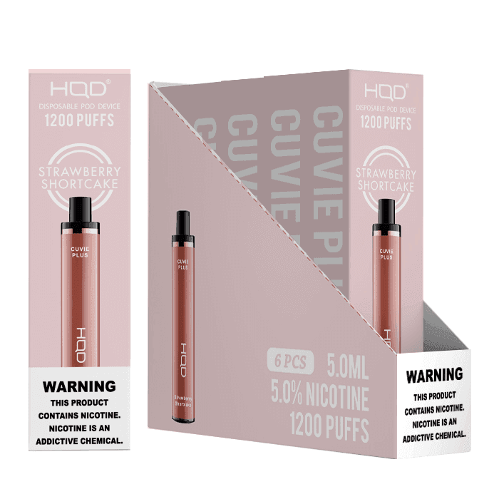 HQD Cuvie Plus (6 pack) | Disposable Vapes | HQD Tech USA