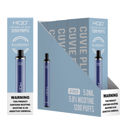 HQD Cuvie Plus (6 pack) | Disposable Vapes | HQD Tech USA