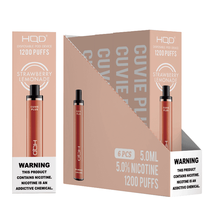 HQD Cuvie Plus (6 pack) | Disposable Vapes | HQD Tech USA