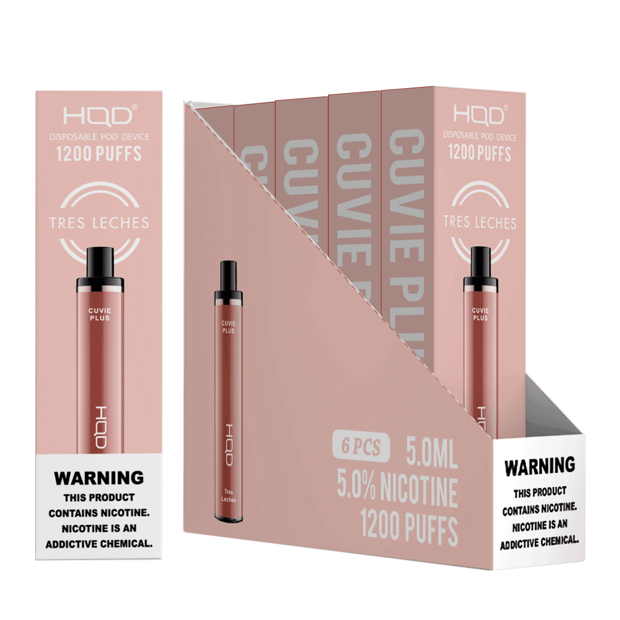 HQD Cuvie Plus (6 pack) | Disposable Vapes | HQD Tech USA