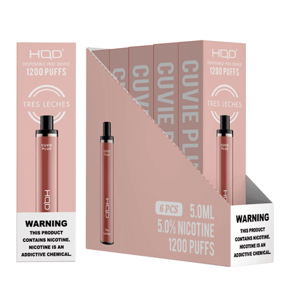 HQD Cuvie Plus (6 pack) | Disposable Vapes | HQD Tech USA