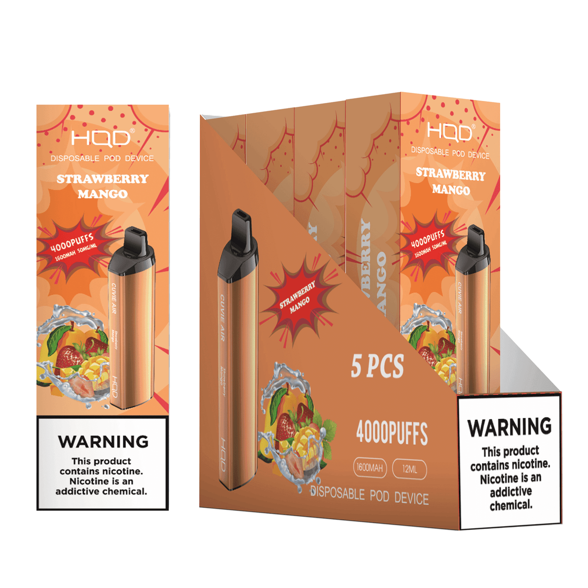 HQD | Cuvie Air (5-Pack) | Disposable Vapes | HQD Tech USA