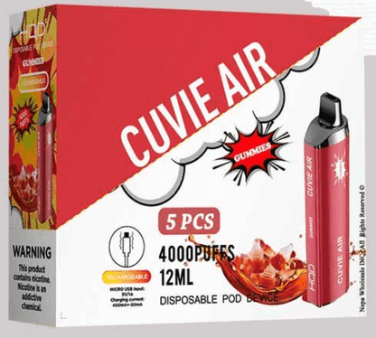 HQD | Cuvie Air (5-Pack) | Disposable Vapes | HQD Tech USA