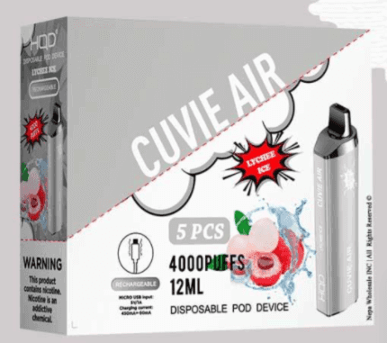 HQD | Cuvie Air (5-Pack) | Disposable Vapes | HQD Tech USA