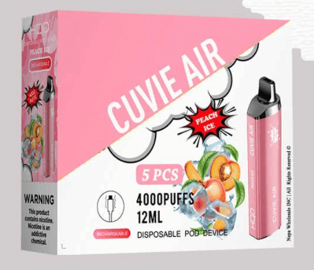 HQD | Cuvie Air (5-Pack) | Disposable Vapes | HQD Tech USA