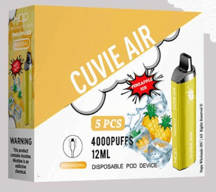 HQD | Cuvie Air (5-Pack) | Disposable Vapes | HQD Tech USA