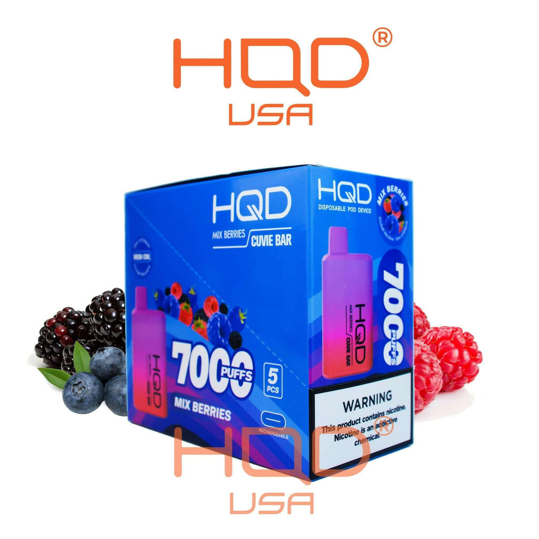 HQD | Cuvie Bar (5-Pack) | Disposable Vapes | HQD Tech USA