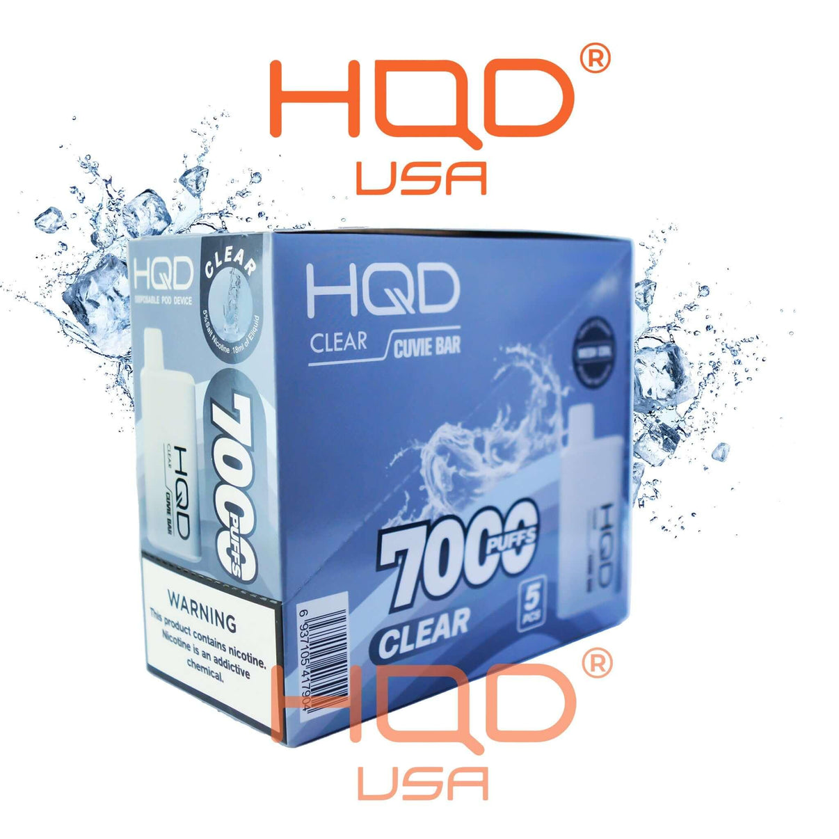 HQD | Cuvie Bar (5-Pack) | Disposable Vapes | HQD Tech USA