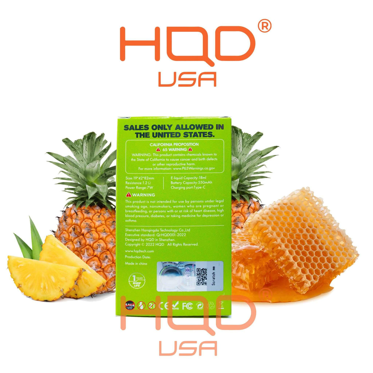 HQD | Cuvie Bar (5-Pack) | Disposable Vapes | HQD Tech USA