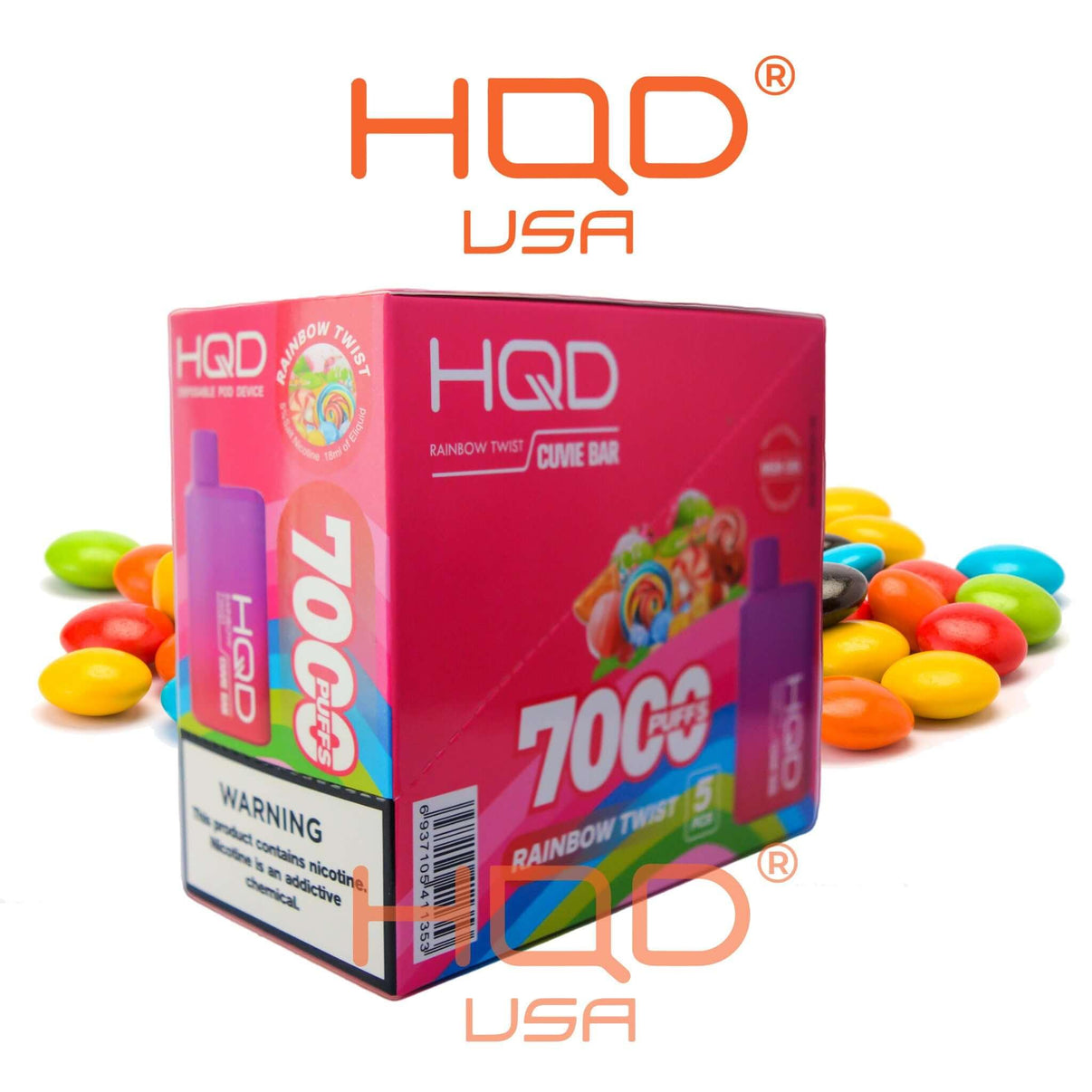 HQD | Cuvie Bar (5-Pack) | Disposable Vapes | HQD Tech USA