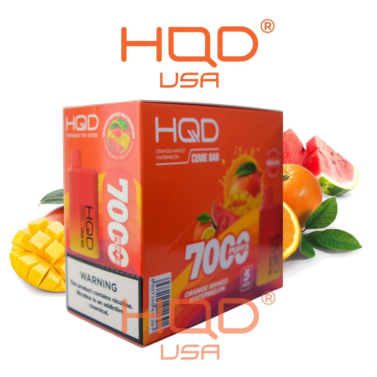 HQD | Cuvie Bar (5-Pack) | Disposable Vapes | HQD Tech USA