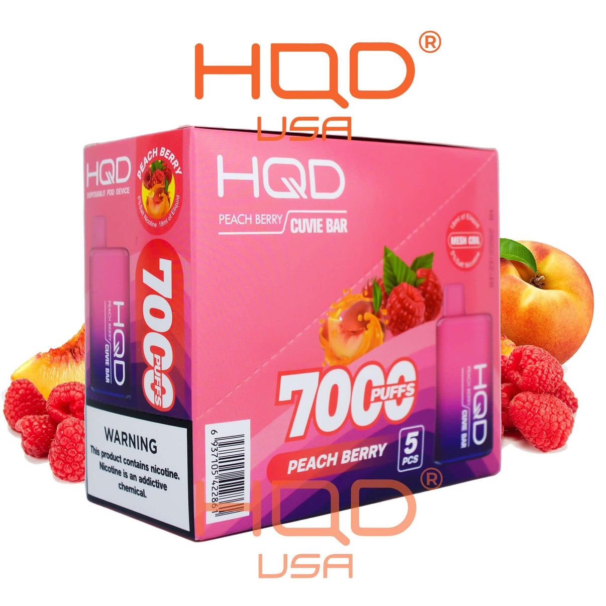 HQD | Cuvie Bar (5-Pack) | Disposable Vapes | HQD Tech USA