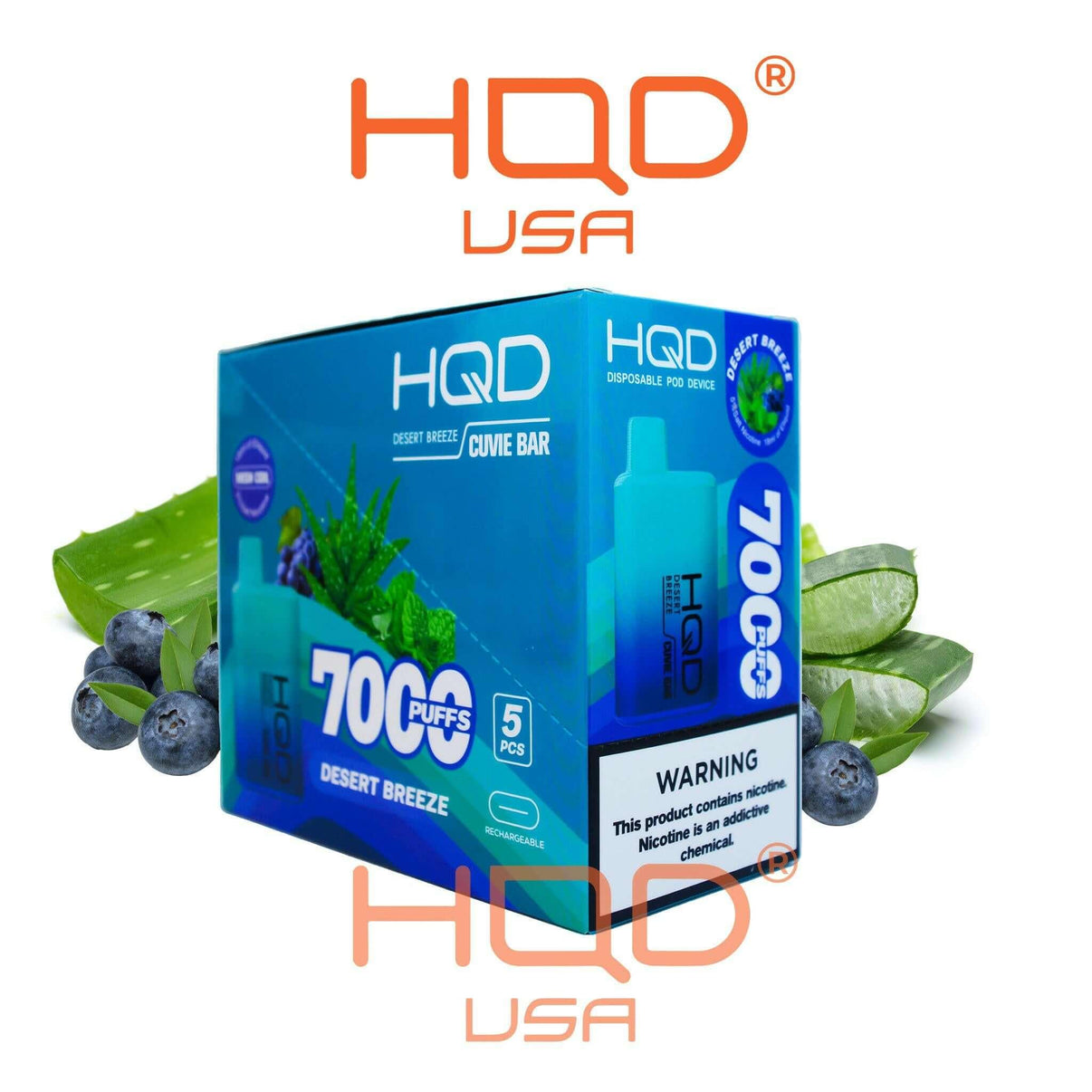 HQD | Cuvie Bar (5-Pack) | Disposable Vapes | HQD Tech USA