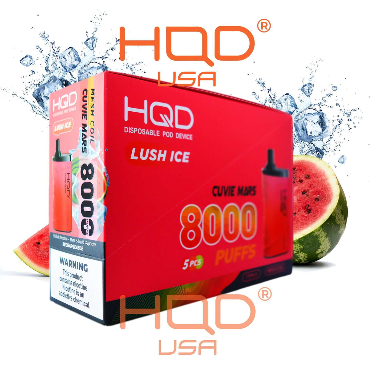 HQD Cuvie Mars 8000 Disposable Vape 5 Pck HQD Tech USA HQD Cuvie Mars 8000 Disposable Vape 5 Pck HQD Tech USA