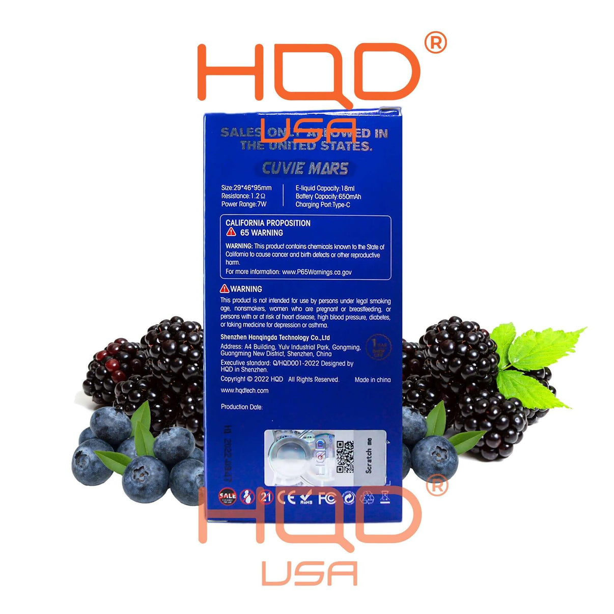 HQD Cuvie Mars 8000 Disposable Vape 5 Pck HQD Tech USA HQD Cuvie Mars 8000 Disposable Vape 5 Pck HQD Tech USA