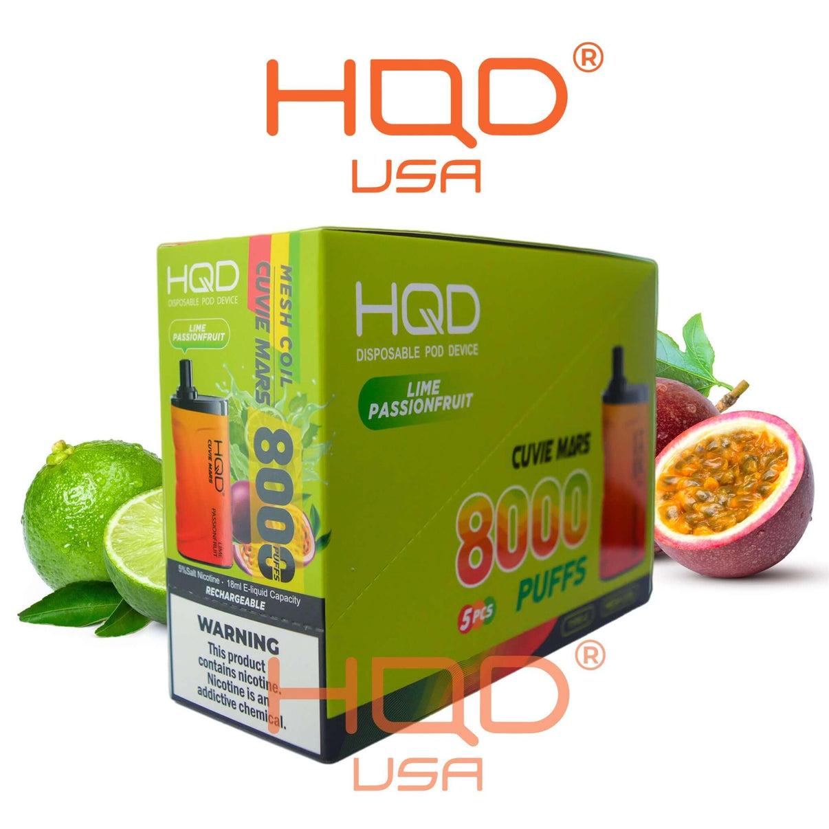 HQD Cuvie Mars 8000 Disposable Vape 5 Pck HQD Tech USA HQD Cuvie Mars 8000 Disposable Vape 5 Pck HQD Tech USA