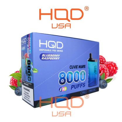 HQD | Cuvie Mars (5-Pack) | Disposable Vapes | HQD Tech USA