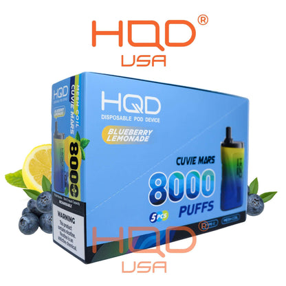 HQD | Cuvie Mars (5-Pack) | Disposable Vapes | HQD Tech USA