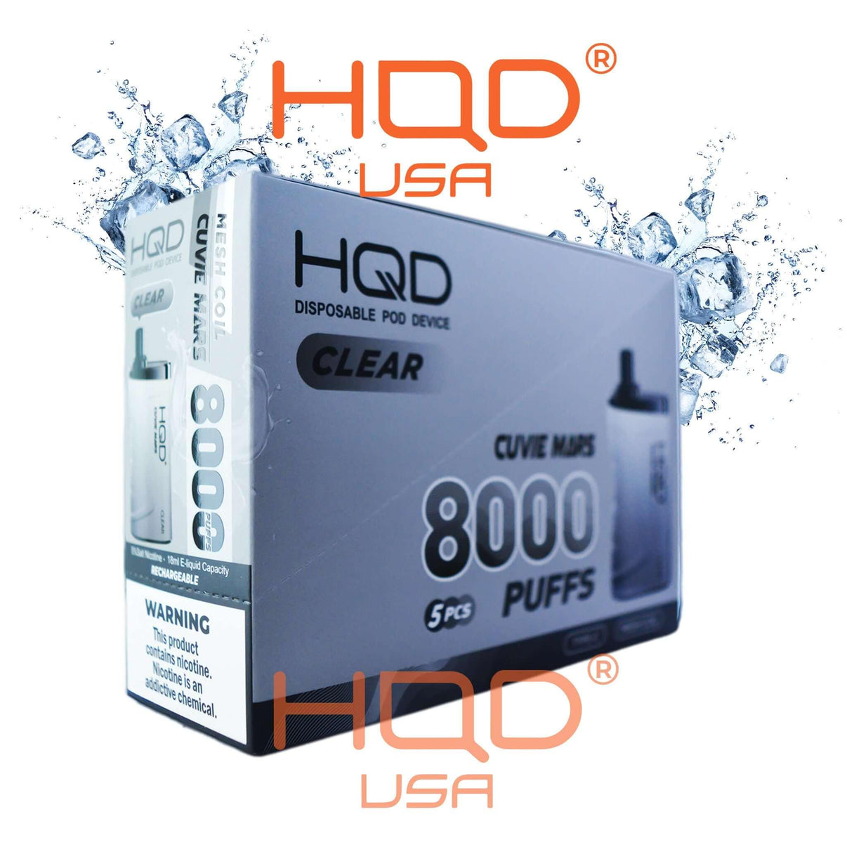 HQD Cuvie Mars 8000 Disposable Vape 5 Pck HQD Tech USA HQD Cuvie Mars 8000 Disposable Vape 5 Pck HQD Tech USA