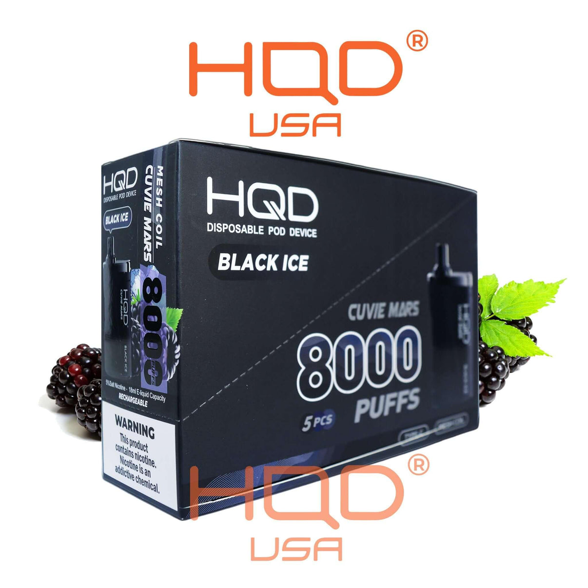 HQD Cuvie Mars 8000 Disposable Vape 5 Pck HQD Tech USA HQD Cuvie Mars 8000 Disposable Vape 5 Pck HQD Tech USA