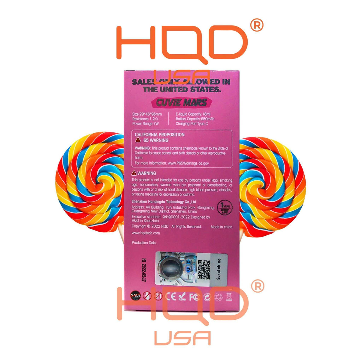 HQD Cuvie Mars 8000 Disposable Vape 5 Pck HQD Tech USA HQD Cuvie Mars 8000 Disposable Vape 5 Pck HQD Tech USA