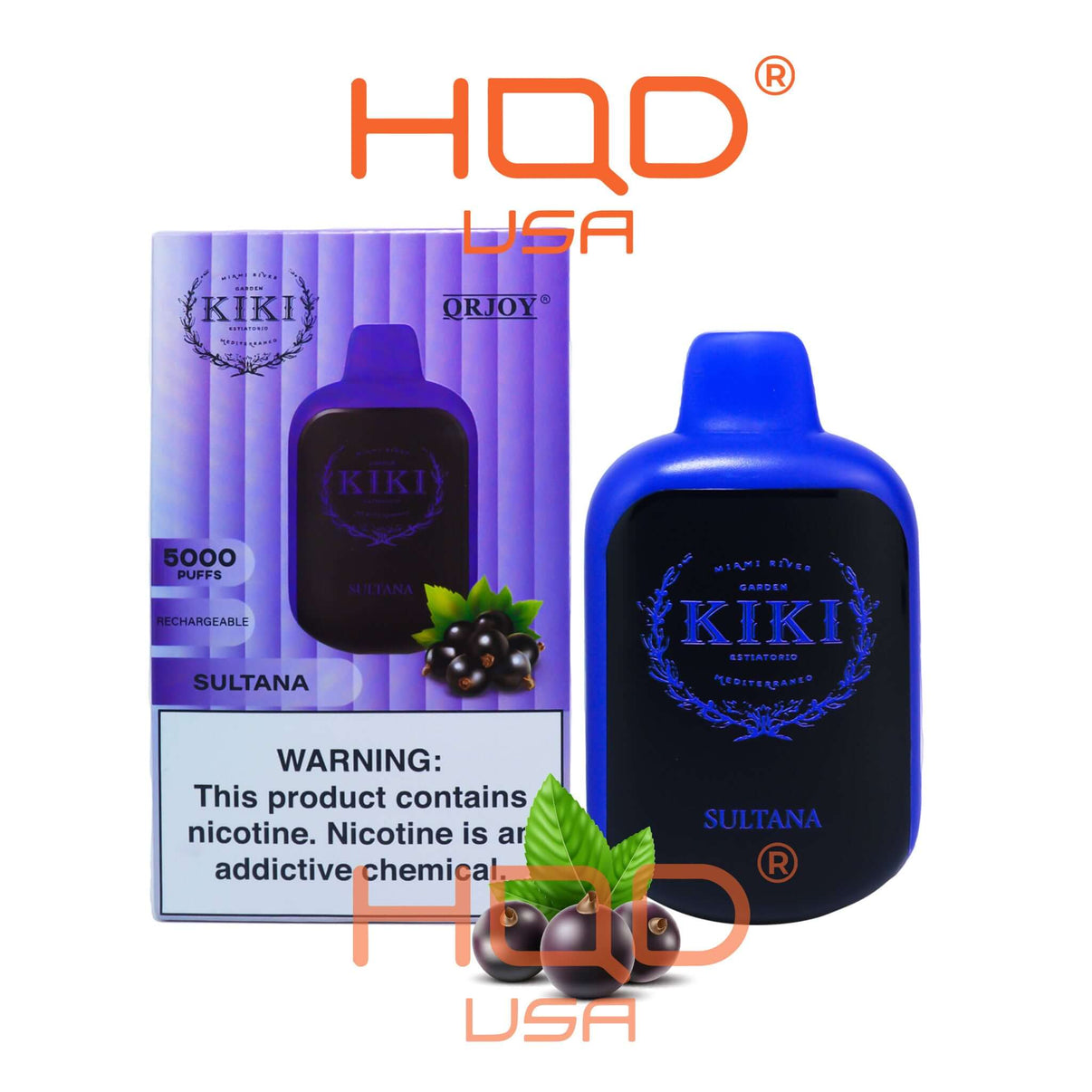 KIKI "On The Go" 5000 Disposable Vape HQD Tech USA KIKI "On The Go" 5000 Disposable Vape HQD Tech USA