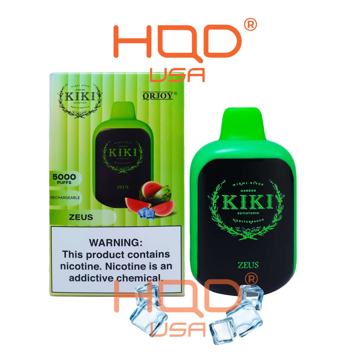 KIKI "On The Go" 5000 Disposable Vape HQD Tech USA KIKI "On The Go" 5000 Disposable Vape HQD Tech USA