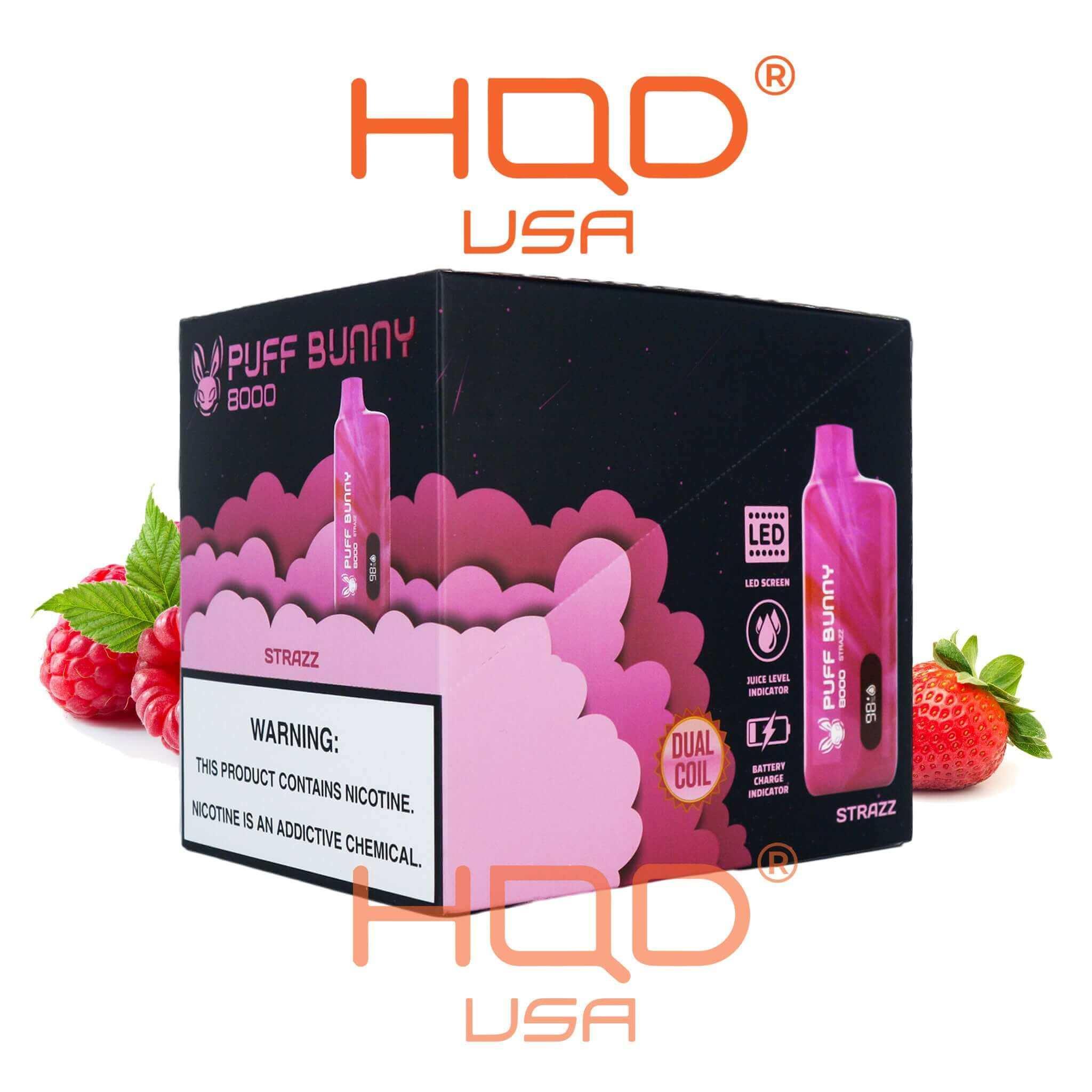 Puff Bunny 8000 Disposable Vape 10 Pck – HQD Tech USA