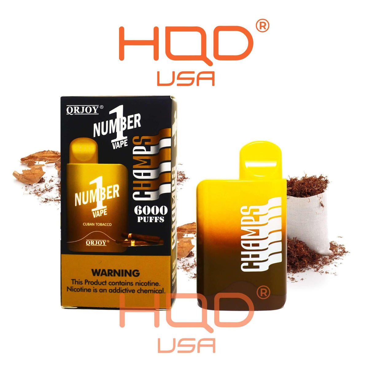 QRJOY CHAMPS Number 1 6000 Disposable Vape HQD Tech USA QRJOY CHAMPS Number 1 6000 Disposable Vape HQD Tech USA