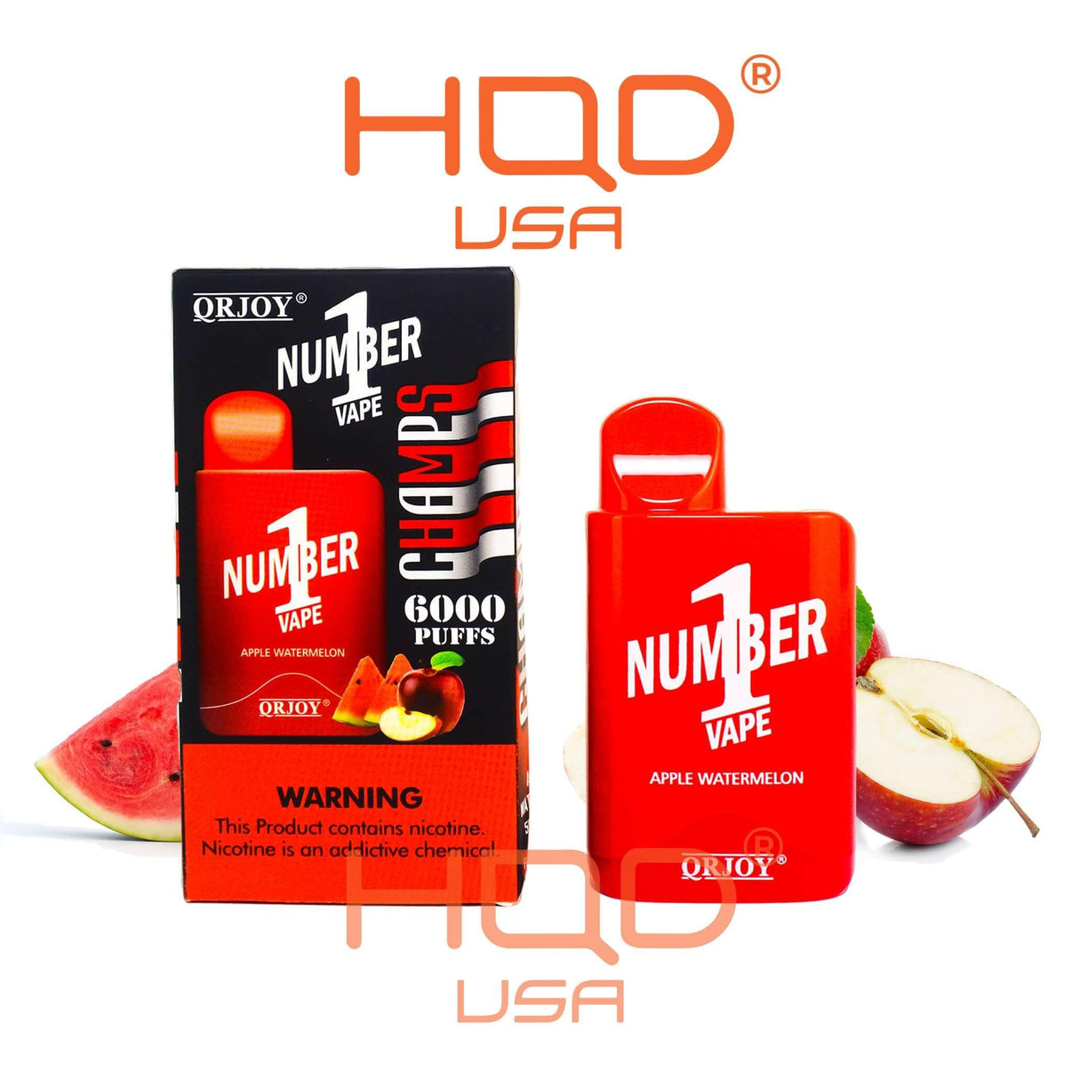 QRJOY CHAMPS Number 1 6000 Disposable Vape HQD Tech USA QRJOY CHAMPS Number 1 6000 Disposable Vape HQD Tech USA