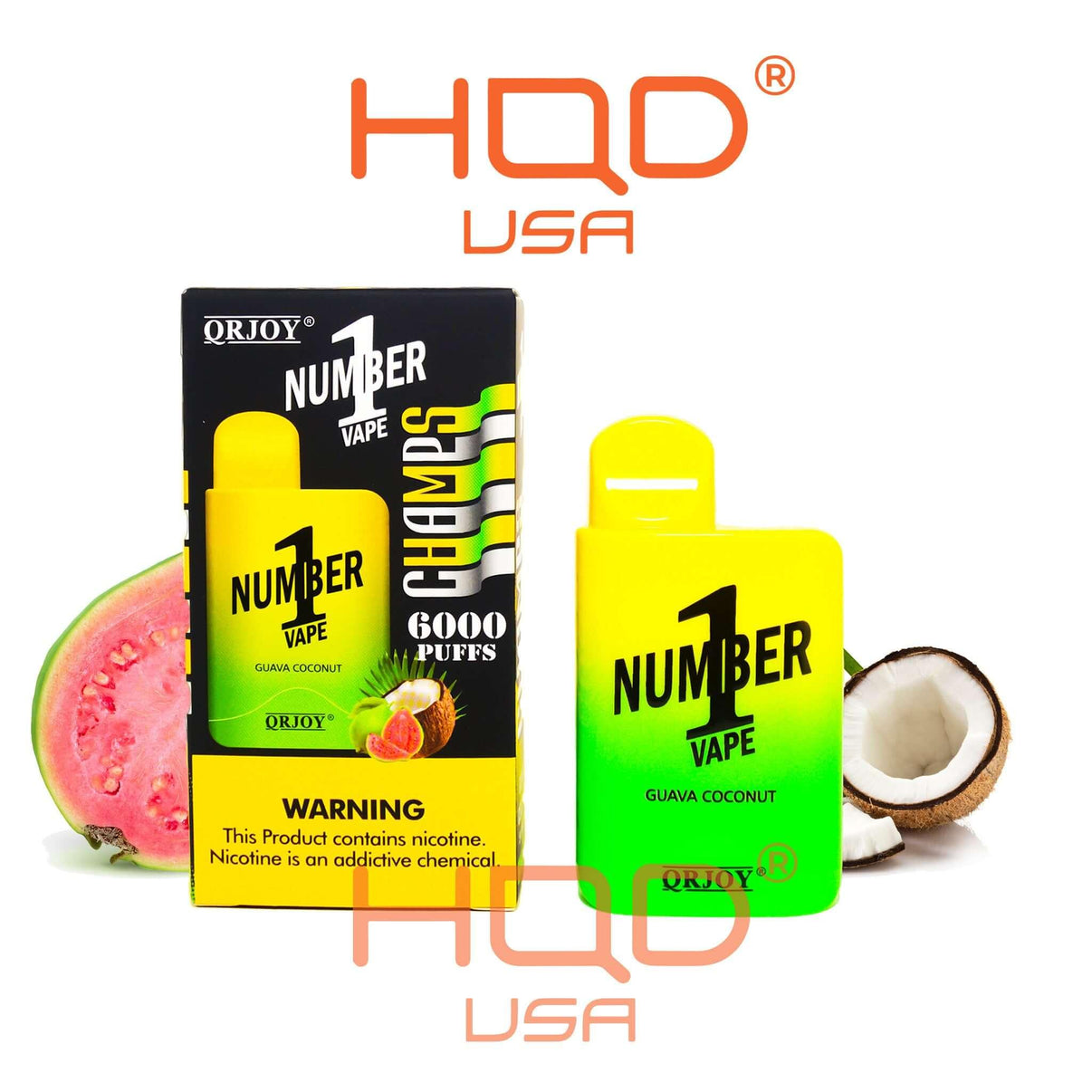 QRJOY CHAMPS Number 1 6000 Disposable Vape HQD Tech USA QRJOY CHAMPS Number 1 6000 Disposable Vape HQD Tech USA