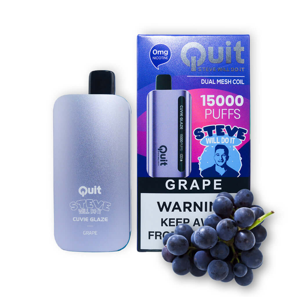 Quit, Steve Will Do It! Cuvie Glaze (0% Nicotine) - hqdtechusa